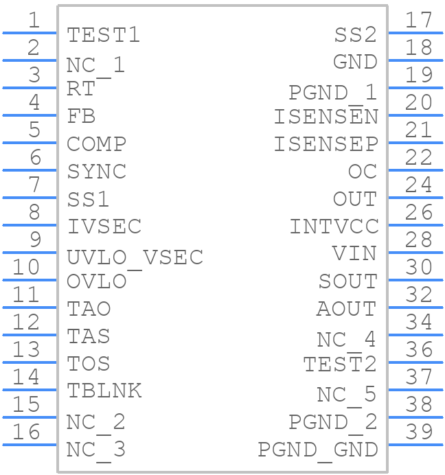 LT3753IFE#TRPBF - Analog Devices - PCB symbol