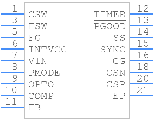 LT8311HFE#PBF - Analog Devices - PCB symbol