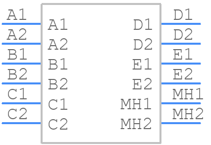 43160-1105 - Molex - PCB symbol