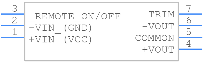 TEN25-2422 - XP POWER - PCB symbol