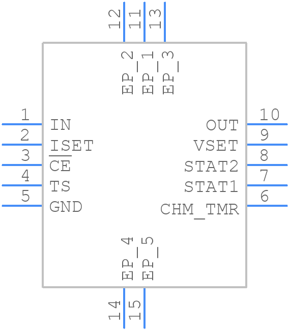 BQ25171QWDRCRQ1 - Texas Instruments - PCB symbol