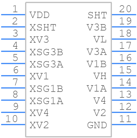 CXD3400N - Sony - PCB symbol