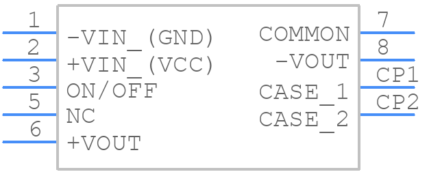 TVN 3-1221 - Traco Power - PCB symbol