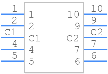 EAW0J-C24-AE0128L - Bourns - PCB symbol