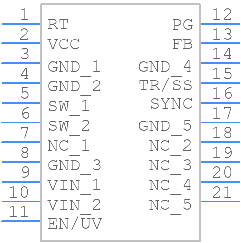 LT8609SEV#PBF - Analog Devices - PCB symbol