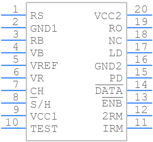 M66515FP - Renesas Electronics - PCB symbol