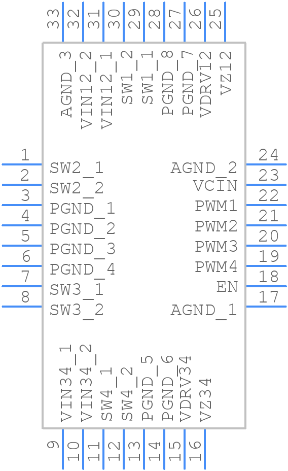 SIP2204EMP-T1-GE4 - Vishay - PCB symbol