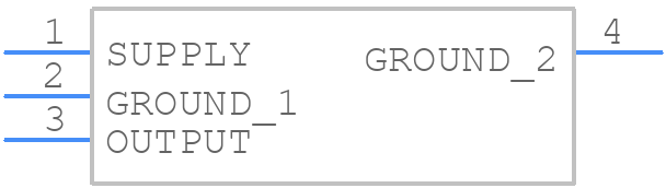 UGN3503LTTR - Allegro Microsystems - PCB symbol