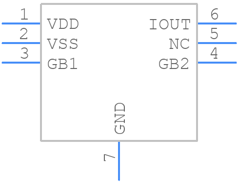 NOA1213CUTAG - onsemi - PCB symbol
