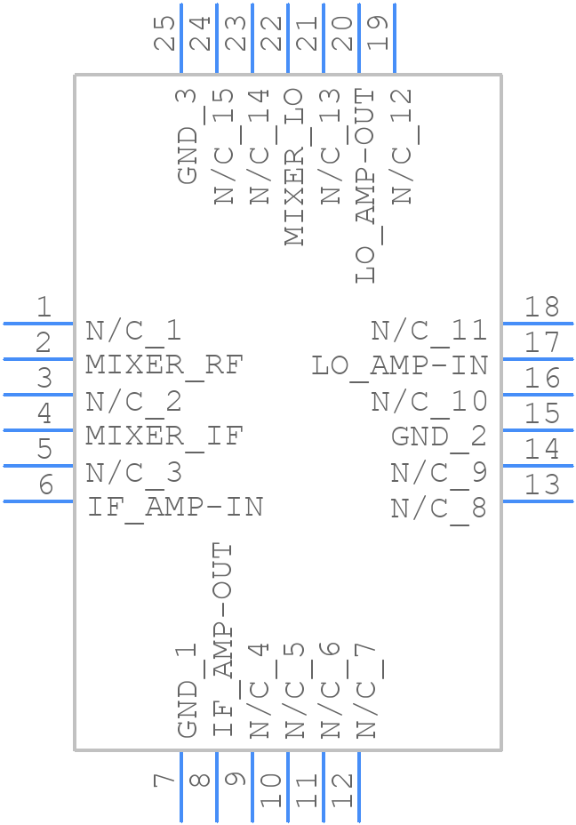 MDA4-752H+ - Mini-Circuits - PCB symbol