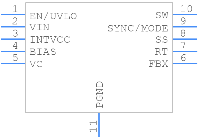 LT8362EDD#WPBF - Analog Devices - PCB symbol