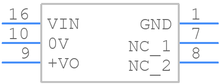 H1215RN-2W - Mornsun Power - PCB symbol