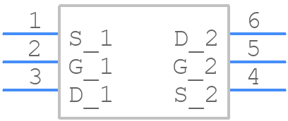FDG6318PZ - onsemi - PCB symbol