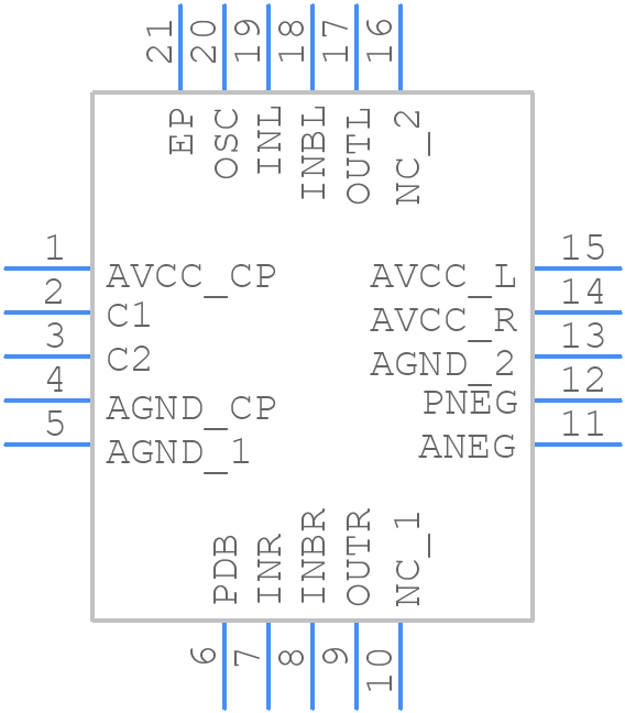 SABRE9601K - ESS Technology - PCB symbol