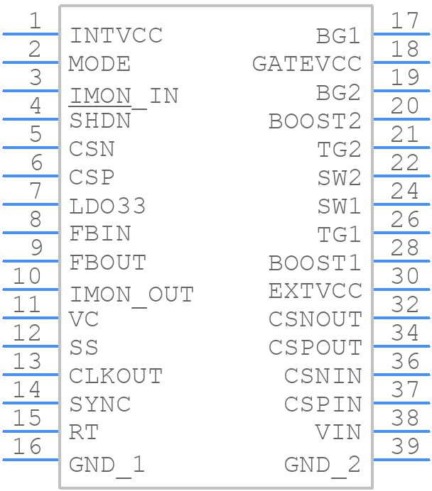 LT8705MPFE#TRPBF - Analog Devices - PCB symbol