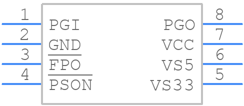 TPS5510D - Texas Instruments - PCB symbol