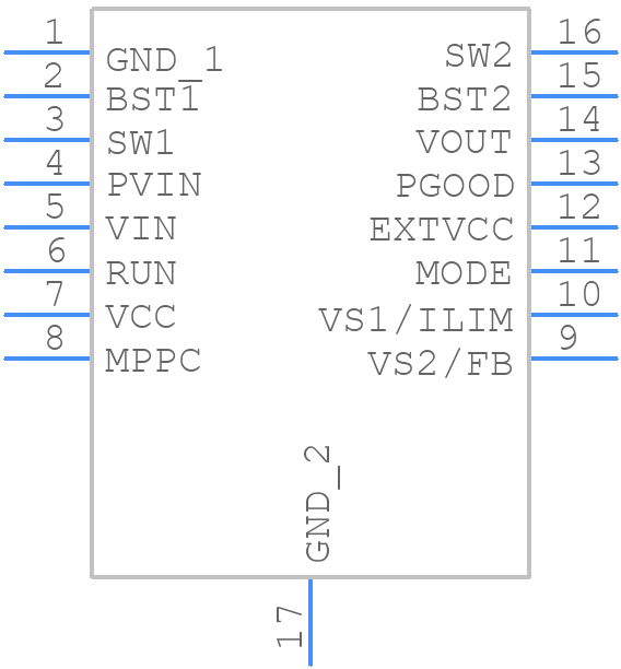 LTC3130EMSE-1#PBF - Analog Devices - PCB symbol