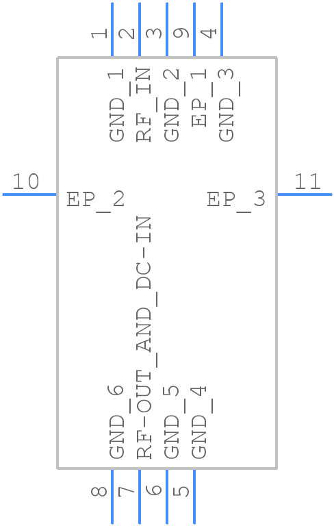 CMA-62+ - Mini-Circuits - PCB symbol