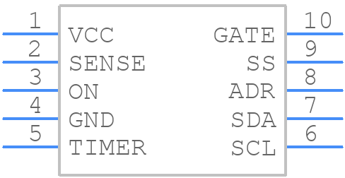 ADM1177-1ARMZ-R7 - Analog Devices - PCB symbol