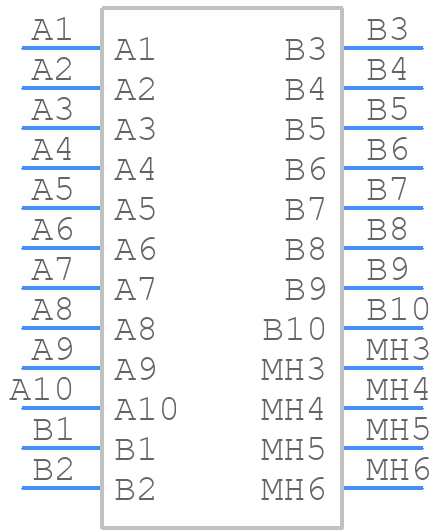 2301997-4 - TE Connectivity - PCB symbol