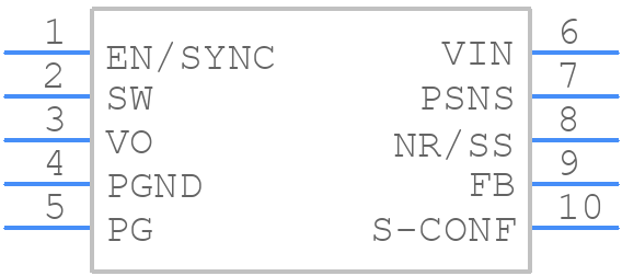 TPS62912RPUR - Texas Instruments - PCB symbol