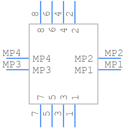 505070-0822 - Molex - PCB symbol