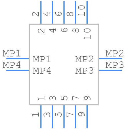 5050661022 - Molex - PCB symbol