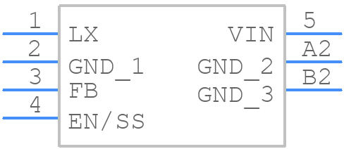 XD9268B75DPR-Q - Torex - PCB symbol
