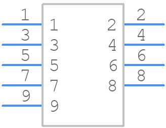 801-83-009-30-001101 - Preci-Dip - PCB symbol