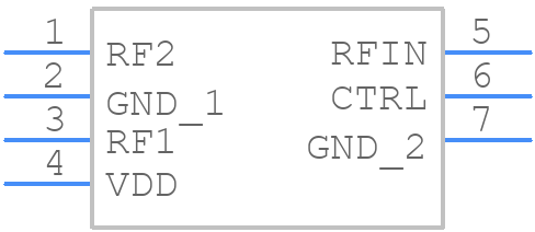 BGS12AL7-4 - Infineon - PCB symbol