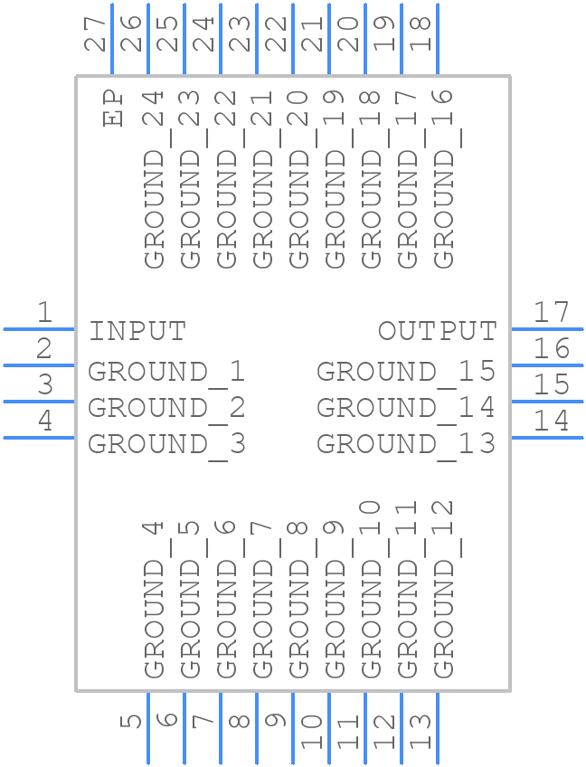 CBP12-1090BE+ - Mini-Circuits - PCB symbol