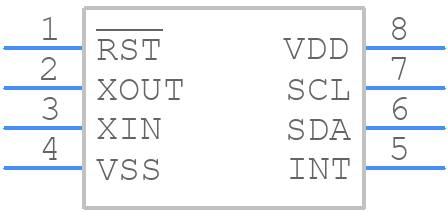 S-35710C01I-K8T2U - ABLIC Inc. - PCB symbol