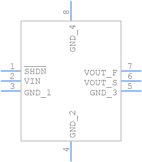 LTC6655CHLS8-4.096#PBF - Analog Devices - PCB symbol