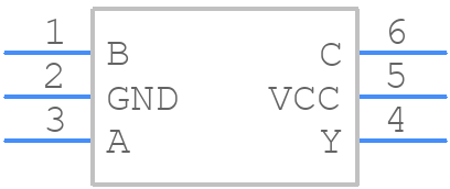 74LVC1G57GN,132 - Nexperia - PCB symbol