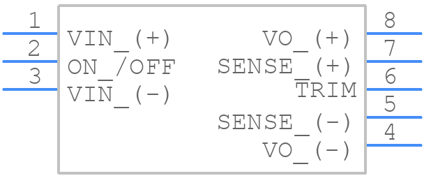 GQA2W005A240V-007-R - TDK Lambda - PCB symbol