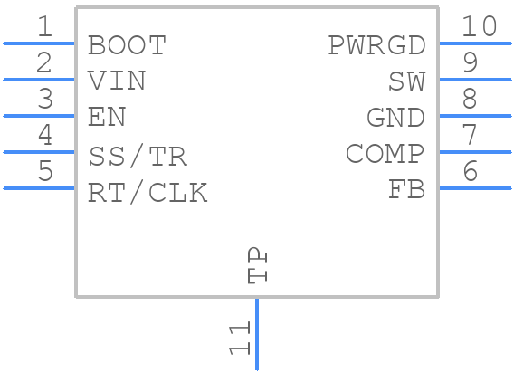 TPS54361QDPRRQ1 - Texas Instruments - PCB symbol