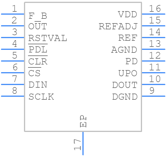 MAX5133AEEE+T - Analog Devices - PCB symbol