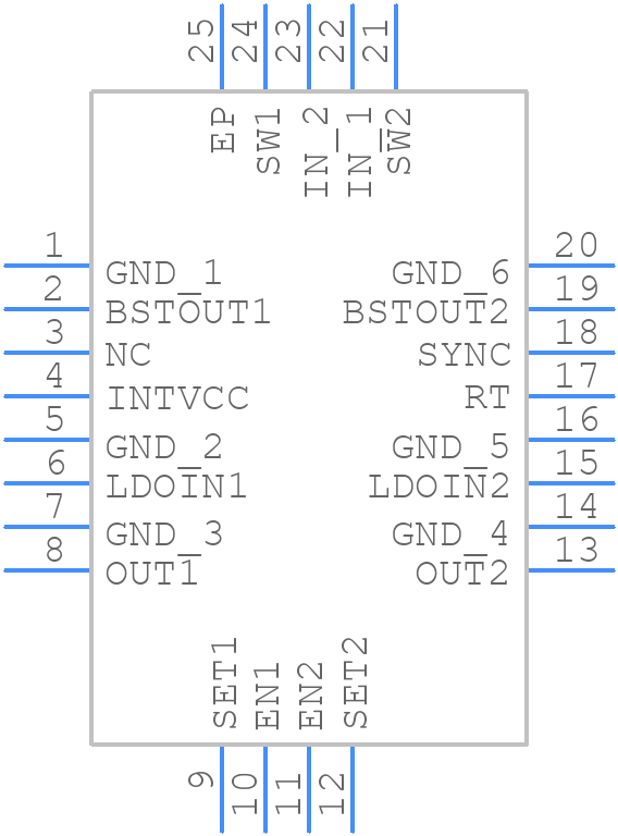 LT3095IUDD#PBF - Analog Devices - PCB symbol