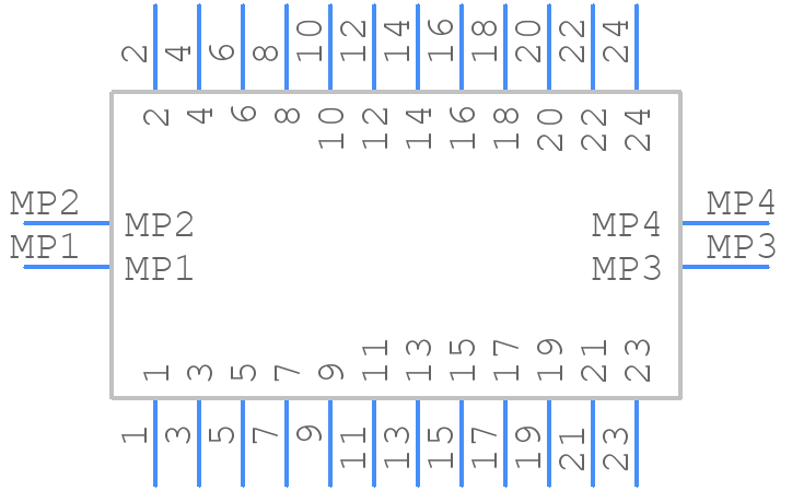 501951-2400 - Molex - PCB symbol