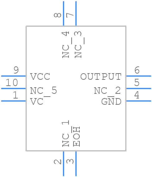 536EL40005IA5 - CTS - PCB symbol