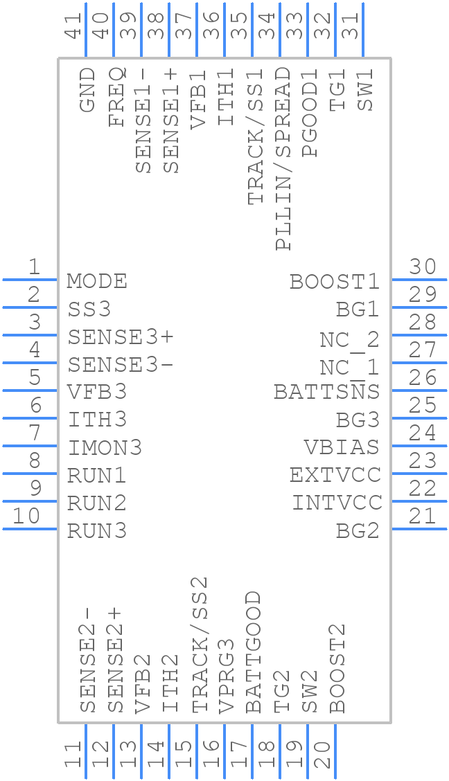 LTC7818HUJ#PBF - Analog Devices - PCB symbol
