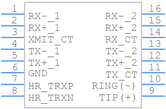 B6007 - Yageo Group - PCB symbol