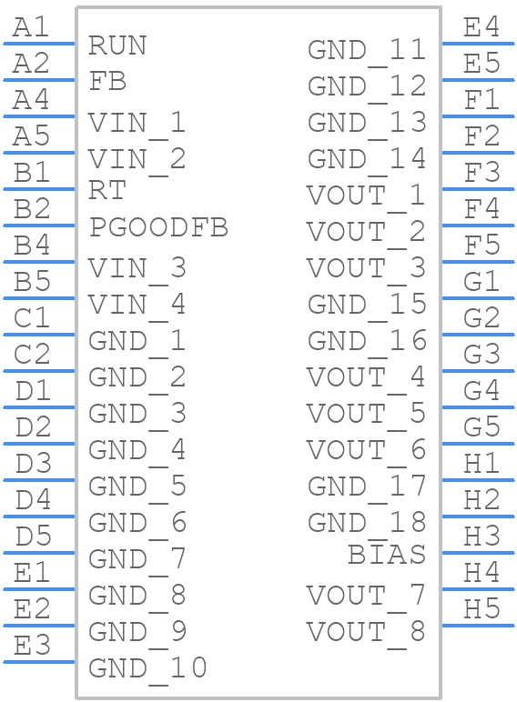 LTM8029EY#PBF - Analog Devices - PCB symbol