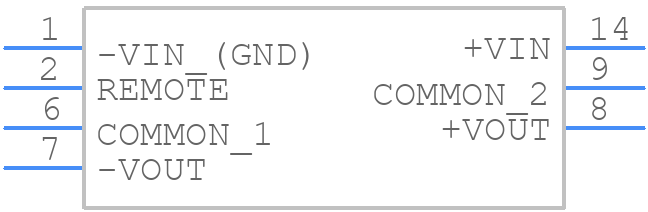 TMR 1-1222SM - Traco Power - PCB symbol