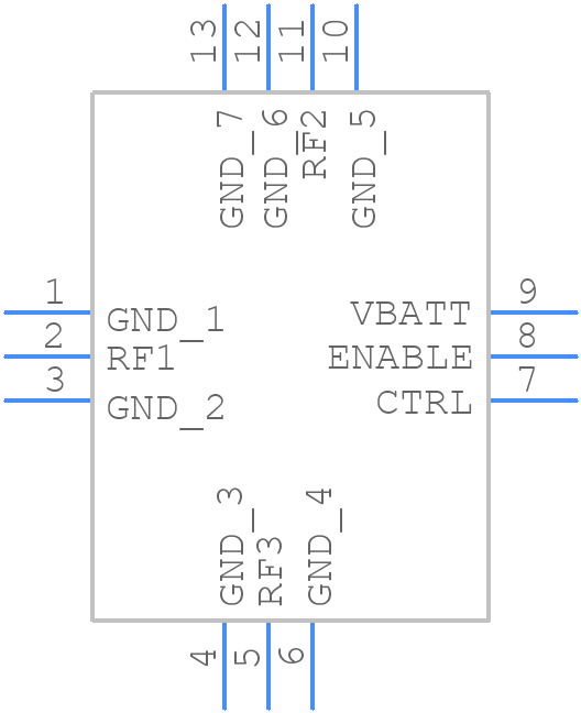 SKYA21003 - Skyworks - PCB symbol