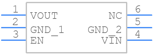 MIC94072YC6-TR - Microchip - PCB symbol