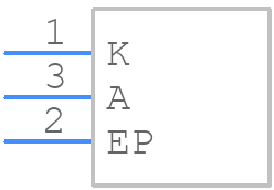 XHP50B-00-0000-0D0HH227G - CREE LED - PCB symbol