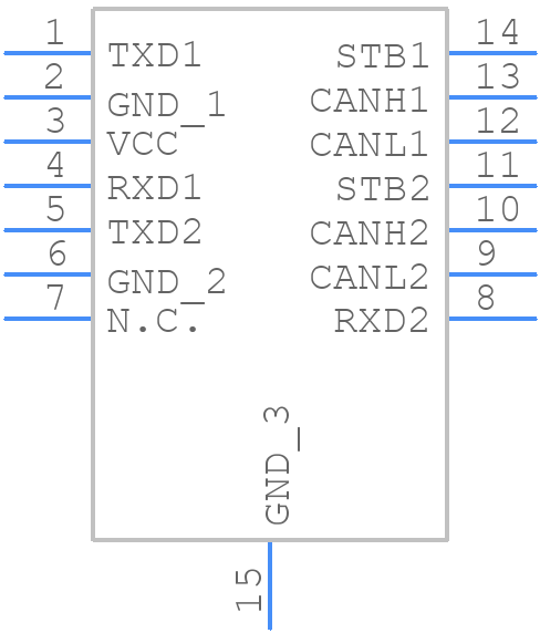 TJA1448BTK/0Z - NXP - PCB symbol