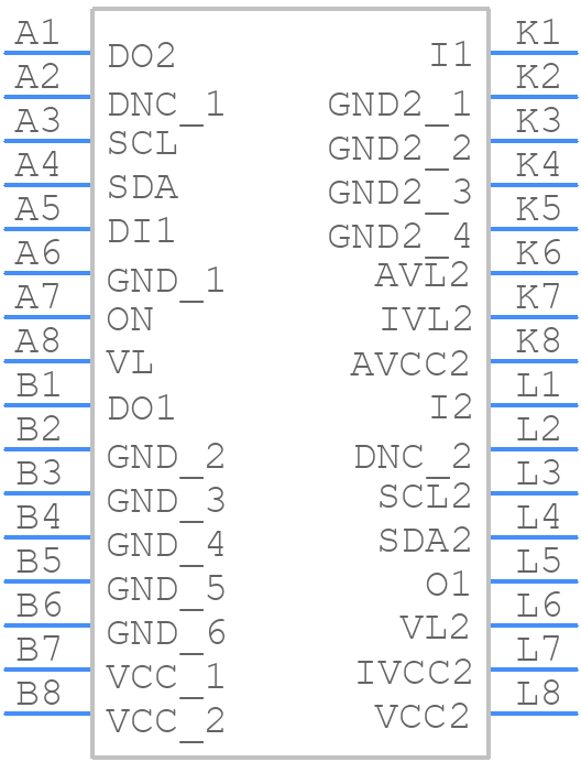 LTM2887CY-5I#PBF - Analog Devices - PCB symbol