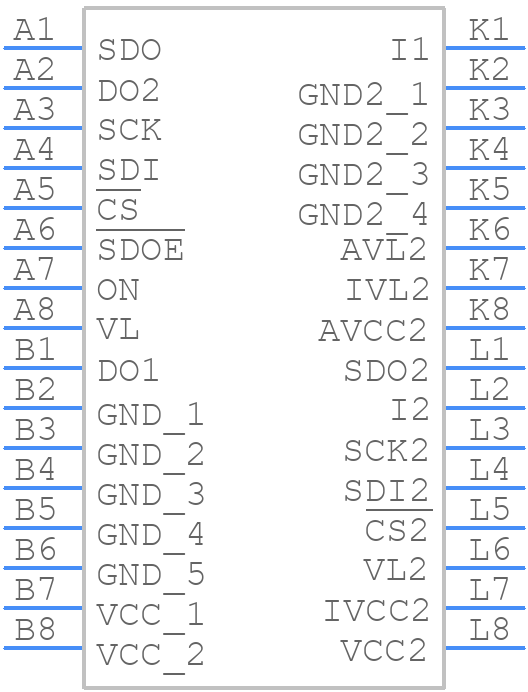 LTM2887CY-3S#PBF - Analog Devices - PCB symbol